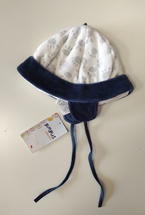 cappellino neonato con paraorecchie