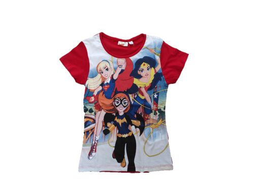 T-shirt Estiva Bambina Super Eroi