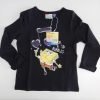 t-shirt Spongebob Nera Bambino