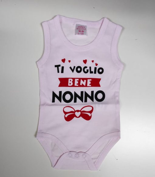 body neonata ti voglio bene nonno