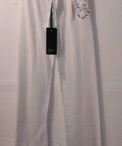 pantalone tuta bianco bimba