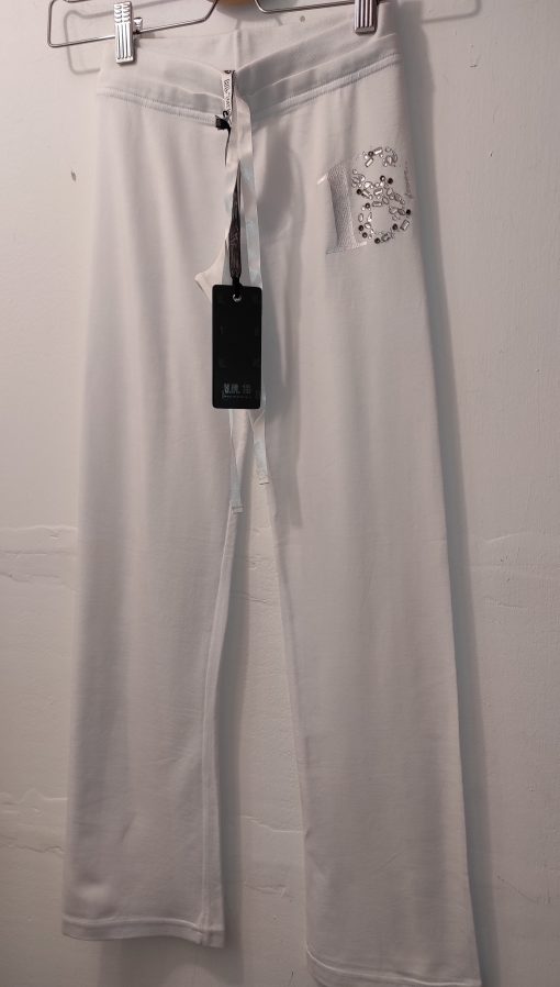 pantalone tuta bianco bimba