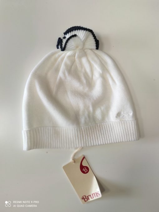 cappello bianco bambina