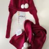 set cappello e sciarpa bimba